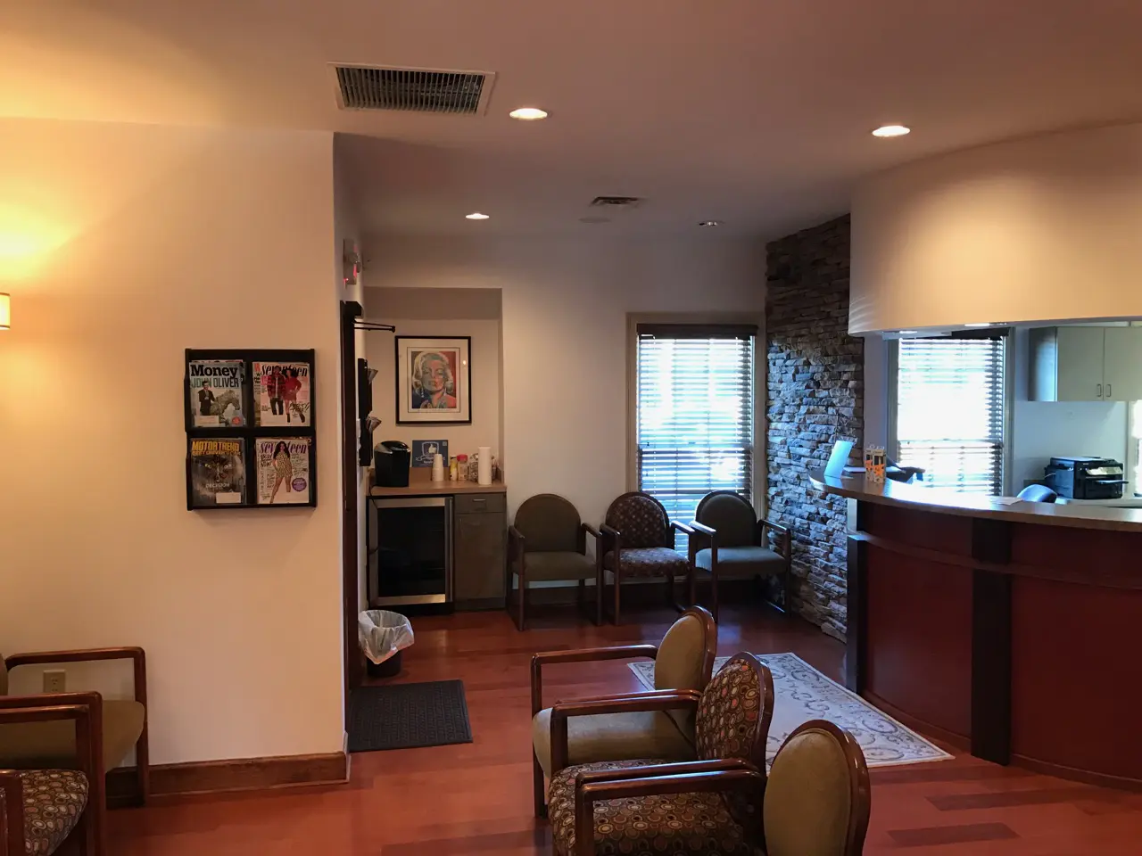 Check-in area of Masterpiece Smiles Orthodontics in Marietta GA