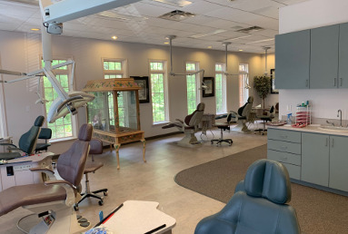 interior of orthodontist office